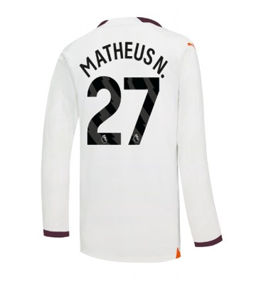 Maillot de foot Manchester City Matheus Nunes #27 Extérieur 2023-24 Manche Longue